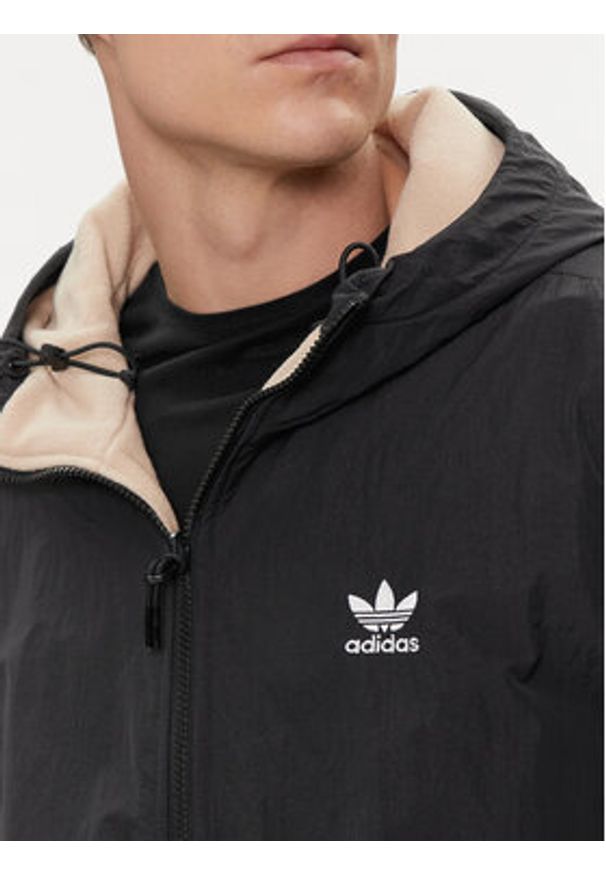 Adidas - adidas Kurtka przejściowa Reversible Polar Fleece HL9186 Kolorowy Regular Fit. Kolor: czarny. Materiał: syntetyk. Wzór: kolorowy