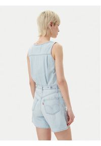 Levi's® Kombinezon 001WM-0000 Błękitny Regular Fit. Kolor: niebieski. Materiał: bawełna