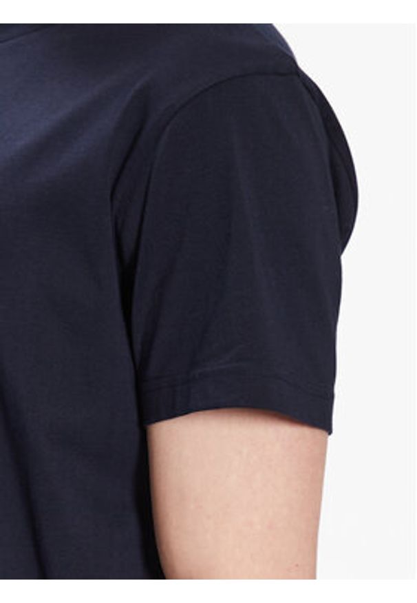 GANT - Gant T-Shirt Tonal Shield 2003140 Granatowy Regular Fit. Kolor: niebieski. Materiał: bawełna