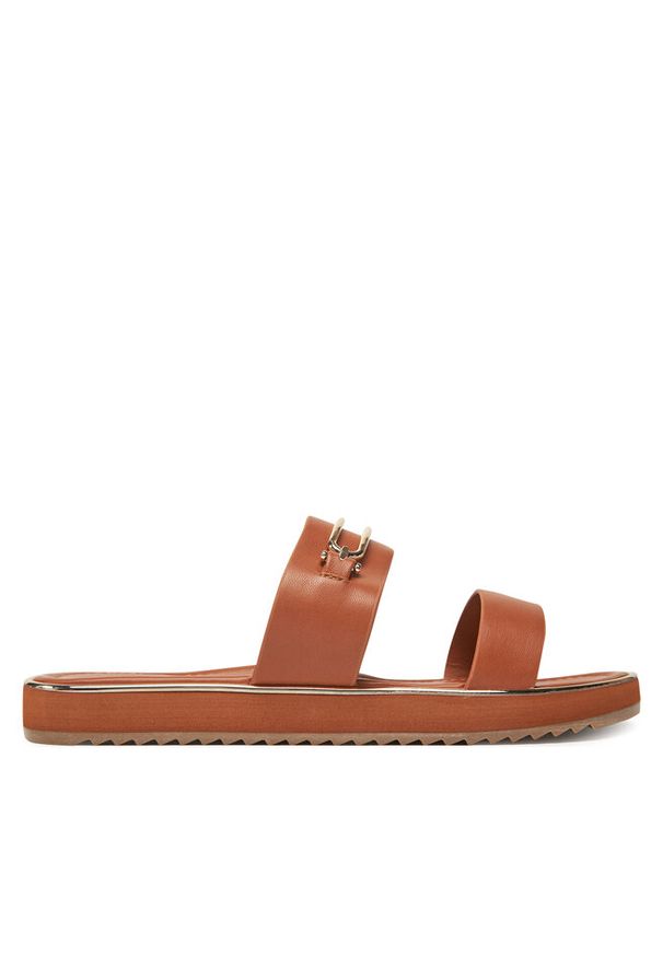 Klapki Aldo. Kolor: brązowy