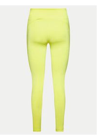 Deha Legginsy D02037 Żółty Skinny Fit. Kolor: żółty. Materiał: syntetyk