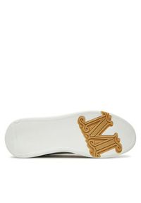 Max Mara Sneakersy Maxi 2524766071650 Écru. Kolor: beżowy. Materiał: zamsz, skóra