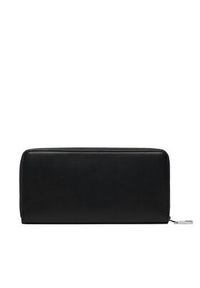 Calvin Klein Portfel Bold Ck Long Zip Around LV04F1077G Czarny. Kolor: czarny. Materiał: skóra #3