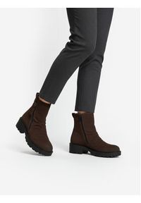 Clara Barson Botki CEO-HY8007S-1 Brązowy. Kolor: brązowy. Materiał: materiał #6
