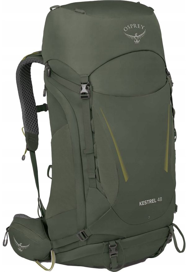 Plecak turystyczny Osprey Plecak trekkingowy OSPREY Kestrel 48 khaki L/XL. Kolor: brązowy
