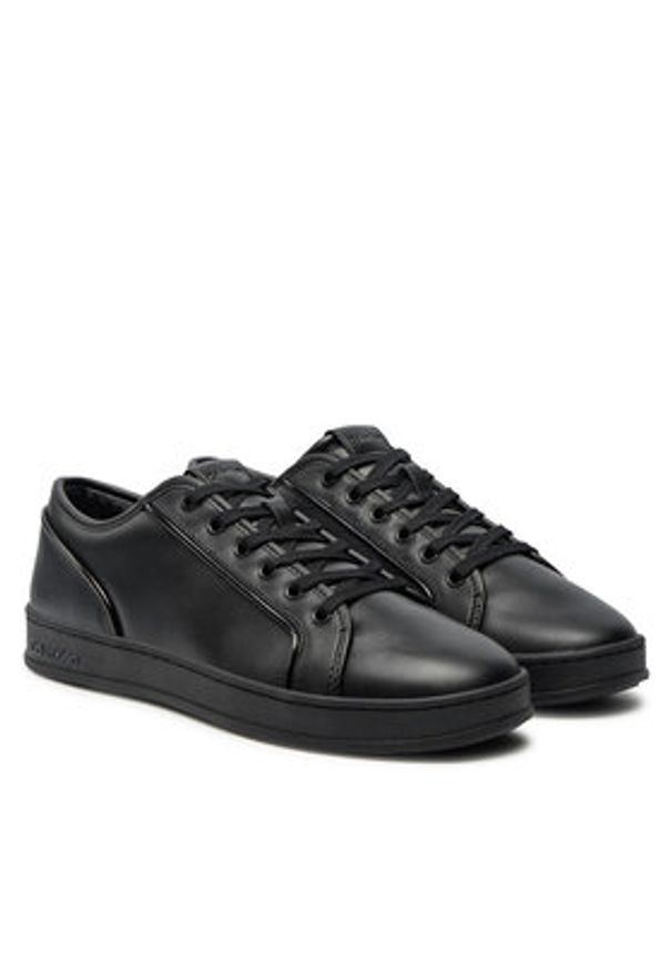 Calvin Klein Sneakersy HM0HM01588 Czarny. Kolor: czarny. Materiał: skóra