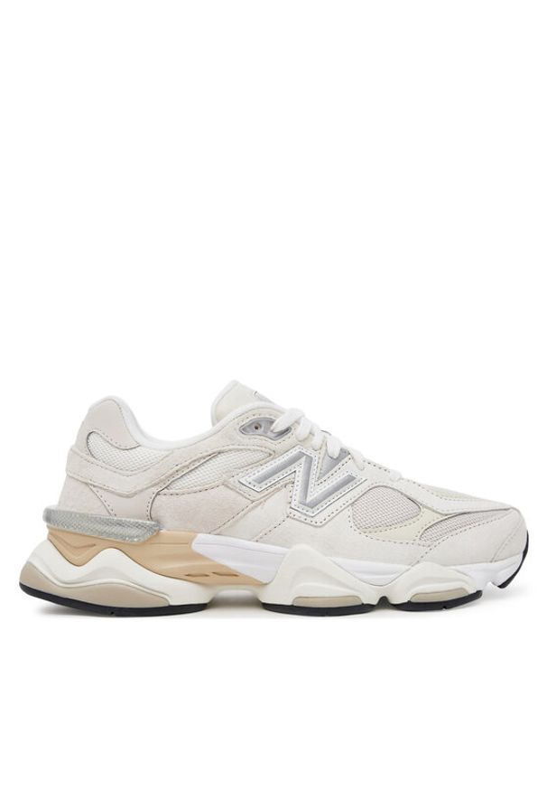 New Balance Sneakersy U9060WHT Beżowy. Kolor: beżowy. Materiał: zamsz, skóra