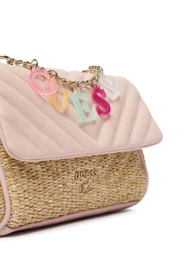 Guess Torebka J6GZ18 WH860 Różowy. Kolor: różowy. Materiał: skórzane