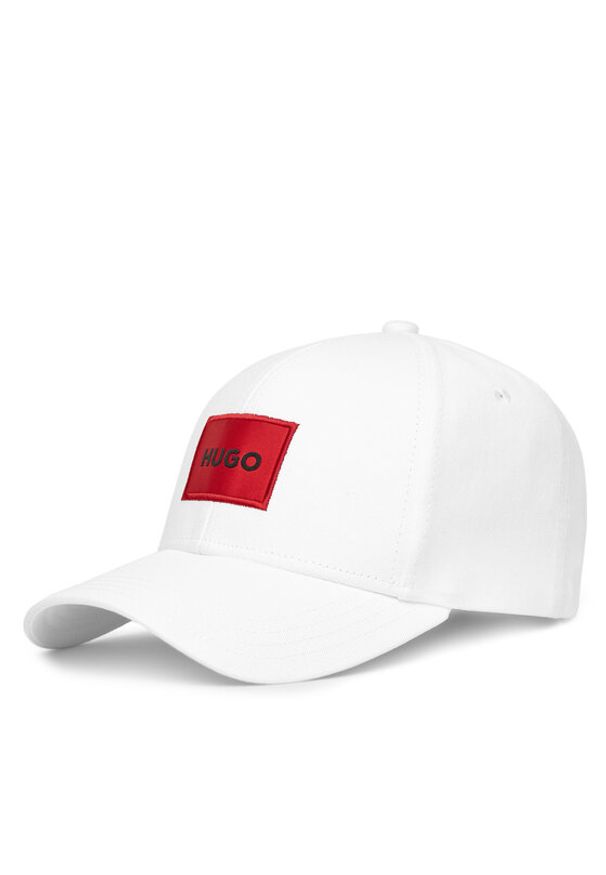 Hugo - HUGO Czapka z daszkiem Men-X 581 50492745 Biały. Kolor: biały. Materiał: bawełna, materiał