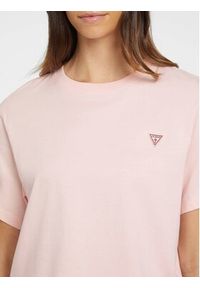 Guess Jeans T-Shirt W4YI05 K8HM0 Różowy Regular Fit. Kolor: różowy. Materiał: bawełna #5