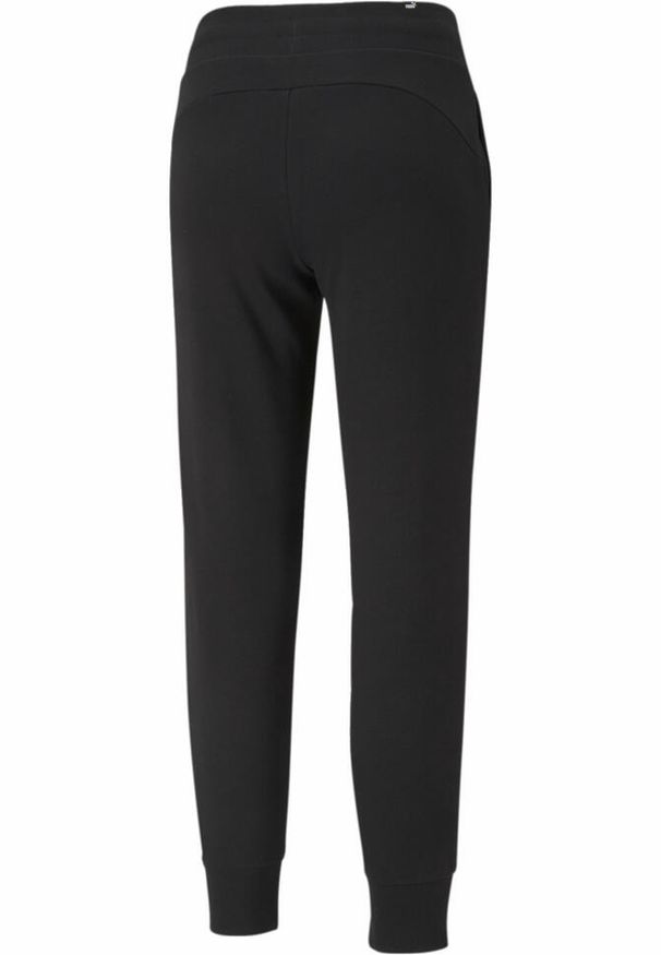 Puma - Damskie spodnie dresowe Essentials PUMA Black. Kolor: czarny. Materiał: dresówka. Sport: fitness