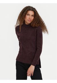 Vero Moda Sweter 10269229 Fioletowy Loose Fit. Kolor: fioletowy. Materiał: syntetyk #1