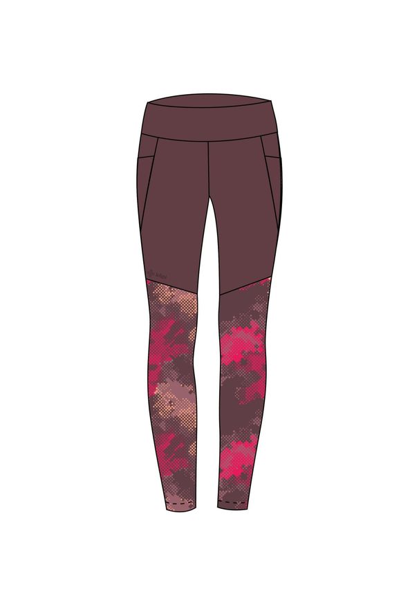 Damskie legginsy fitness Kilpi LIGANO-W. Kolor: czerwony. Sport: fitness