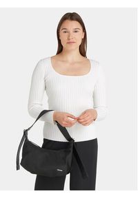 Calvin Klein Saszetka Wide Strap Nylon Shoulder Bag Sm K60K611056 Czarny. Kolor: czarny. Materiał: nylon #4