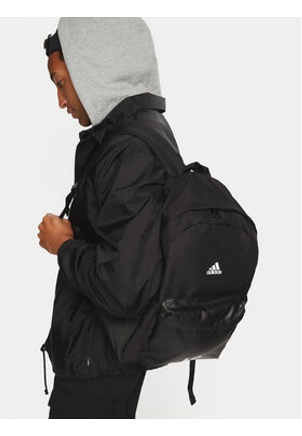Adidas - adidas Plecak Clsc Bos 3S Bp HG0348 Czarny. Kolor: czarny. Materiał: materiał
