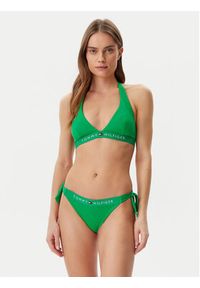 TOMMY HILFIGER - Tommy Hilfiger Góra od bikini UW0UW05813 Zielony. Kolor: zielony. Materiał: syntetyk