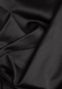 Born2be - Czarna Satynowa Sukienka Wieczorowa na Jedno Ramię z Marszczeniem w Talii Cezalie. Okazja: na imprezę. Kolor: czarny. Materiał: satyna. Typ sukienki: kopertowe. Styl: wizytowy #6