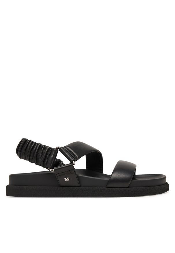 Sandały Max Mara. Kolor: czarny