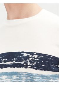 INDICODE T-Shirt Caron 41-051 Granatowy Regular Fit. Kolor: biały. Materiał: bawełna #3