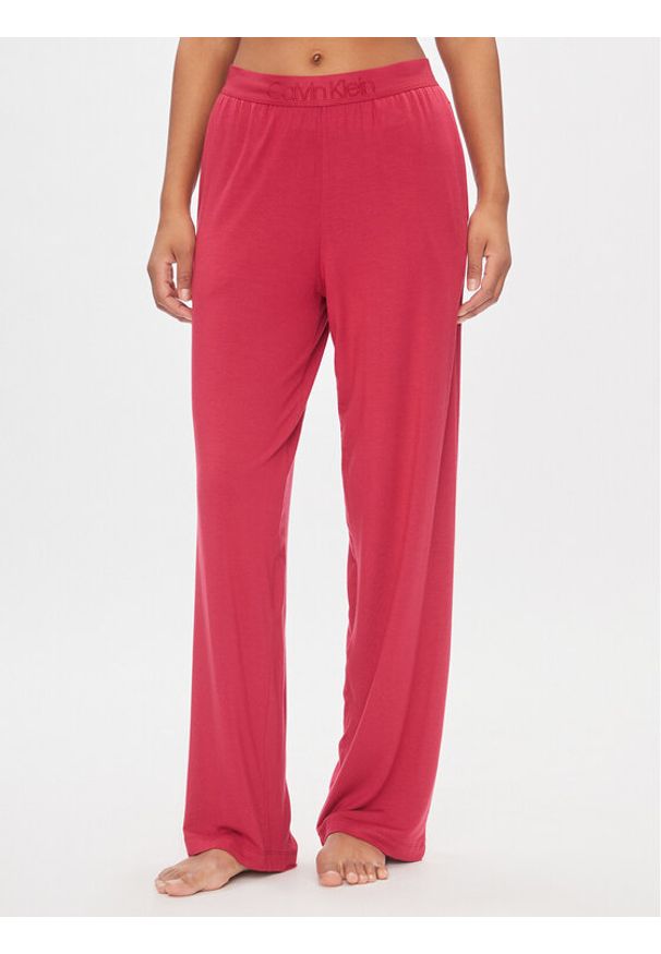 Calvin Klein Underwear Spodnie piżamowe 000QS7007E Czerwony Relaxed Fit. Kolor: czerwony