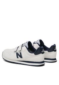 New Balance Sneakersy GV500WN1 Biały. Kolor: biały. Materiał: skóra