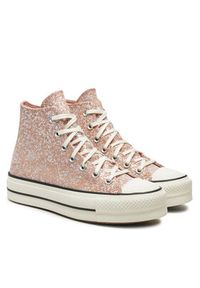 Converse Trampki Chuck Taylor All Star Lift Platform Hi A09422C Różowy. Kolor: różowy. Materiał: materiał. Obcas: na platformie #5