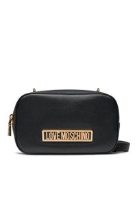 Love Moschino - LOVE MOSCHINO Torebka JC4148PP1IL1200A Czarny. Kolor: czarny. Materiał: skórzane