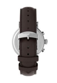 Timex zegarek TW2V27600 Standard męski kolor brązowy. Kolor: brązowy. Materiał: materiał, skóra #6