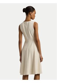 Lauren Ralph Lauren - LAUREN RALPH LAUREN Sukienka codzienna 250851951004 Écru Regular Fit. Okazja: na co dzień. Materiał: wiskoza. Typ sukienki: proste. Styl: casual #3