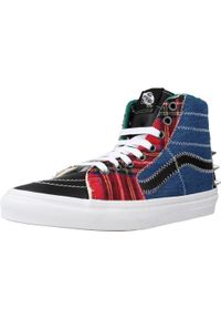 Tenisówki Vans Model Ua Sk8-hi Kolor Czarny. Kolor: czarny. Materiał: tkanina, skóra
