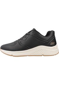 skechers - Adidasy Skechers Bobs Arch Comfort B, Kobiety. Kolor: czarny. Materiał: materiał, syntetyk
