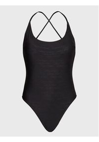 Calvin Klein Swimwear Strój kąpielowy KW0KW01895 Czarny. Kolor: czarny. Materiał: syntetyk
