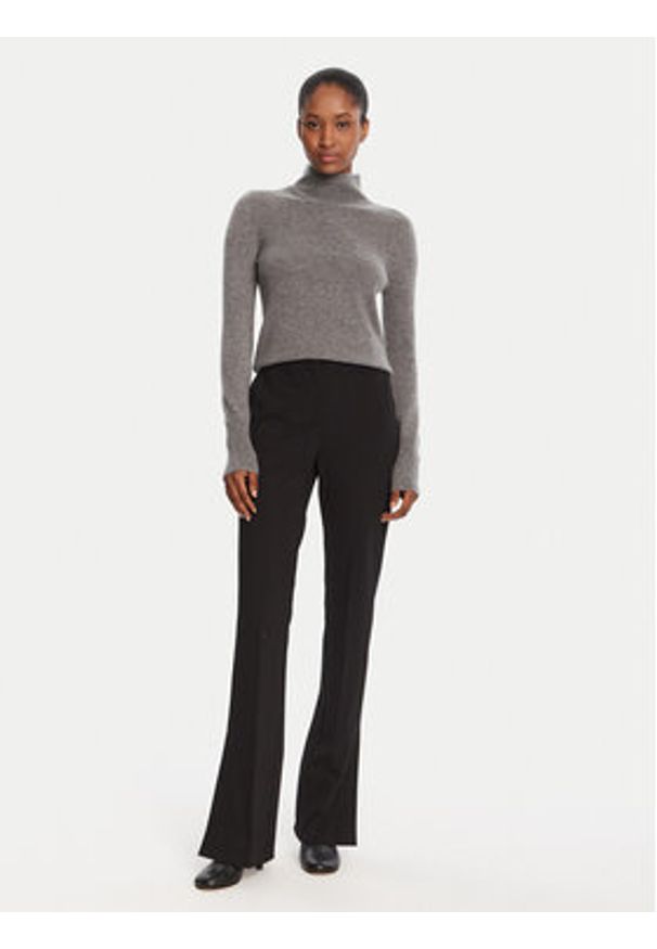 Marella Spodnie materiałowe Artur 2523786024 Czarny Flare Fit. Kolor: czarny. Materiał: syntetyk