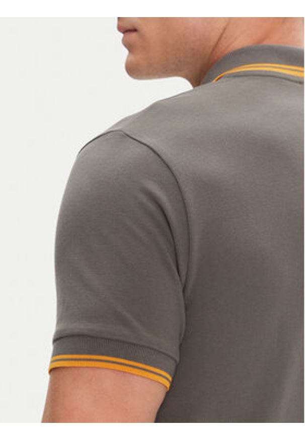 Save The Duck Polo DR0136M BATE20 Szary Regular Fit. Typ kołnierza: polo. Kolor: szary. Materiał: bawełna