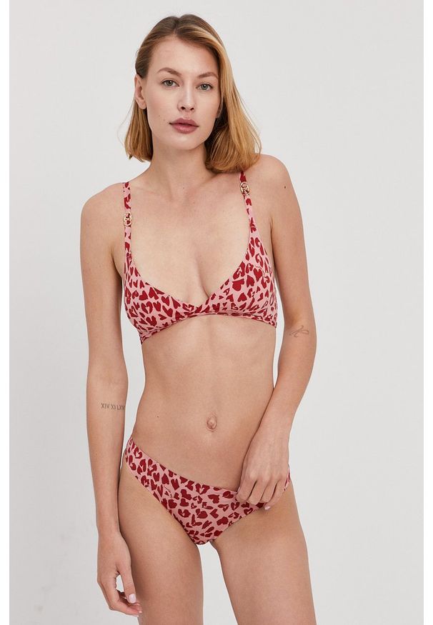 Stella McCartney Lingerie - Biustonosz. Kolor: różowy. Rodzaj stanika: odpinane ramiączka