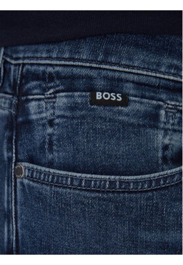 BOSS Jeansy C-Delaware 50549814 Granatowy Slim Fit. Kolor: niebieski