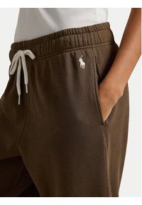 Polo Ralph Lauren Spodnie dresowe 211971700506 Brązowy Tapered Fit. Kolor: brązowy. Materiał: bawełna #4