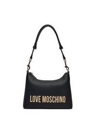 Love Moschino - LOVE MOSCHINO Torebka JC4025PP1LKD0000 Czarny. Kolor: czarny. Materiał: skórzane
