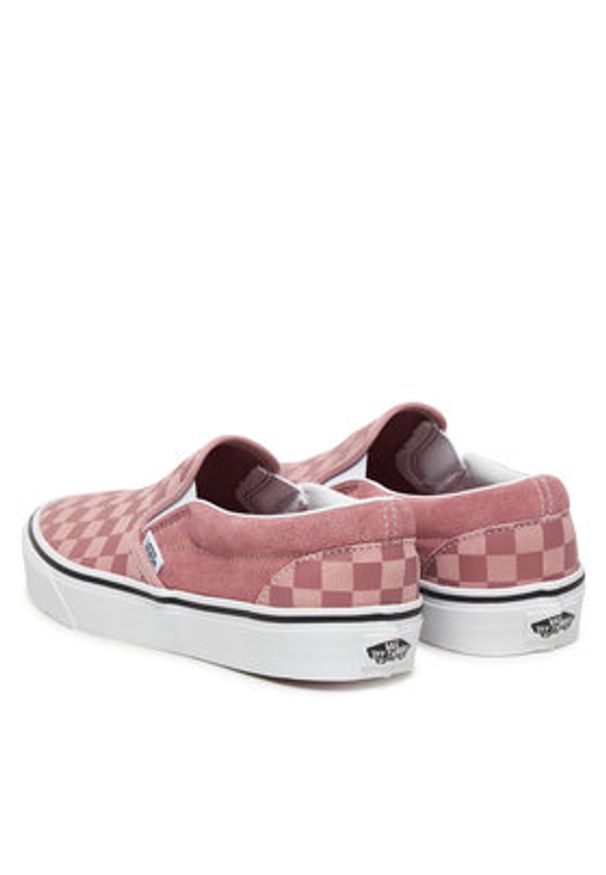 Vans Tenisówki Classic Slip-On VN000D6YCL21 Różowy. Zapięcie: bez zapięcia. Kolor: różowy. Materiał: skóra, zamsz