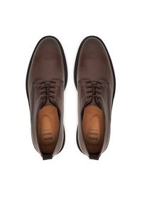 BOSS Półbuty Calev 50548036 Brązowy. Kolor: brązowy. Materiał: skóra #5