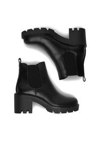 DeeZee Botki 240129-2 Czarny. Kolor: czarny. Materiał: materiał #4