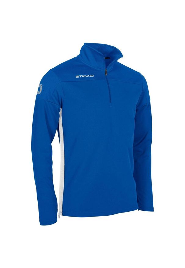 STANNO - Bluza dresowa 1/4 z zamkiem błyskawicznym Stanno Pride. Kolor: wielokolorowy, niebieski, biały. Materiał: dresówka. Sport: fitness