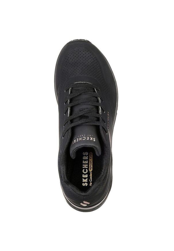 skechers - Tenisówki Skechers Model Uno -stand On Air Kolor Czarny. Kolor: czarny. Materiał: materiał, syntetyk. Sport: turystyka piesza