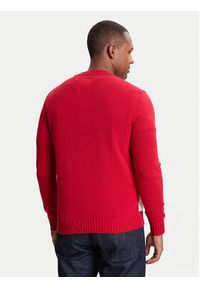 United Colors of Benetton - United Colors Of Benetton Sweter 1244K108R Czerwony Regular Fit. Kolor: czerwony. Materiał: wełna