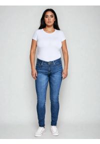 Big-Star - Jeansy damskie skinny granatowe Adela 512. Kolor: niebieski. Sezon: lato #8