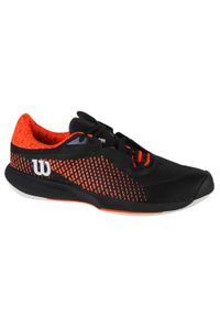 Buty do tenisa męskie Wilson Kaos Swift 15. Zapięcie: sznurówki. Kolor: czarny. Materiał: guma, materiał, syntetyk. Szerokość cholewki: normalna. Sport: tenis