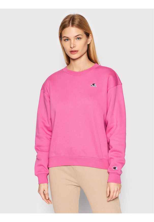 Champion Bluza Blend C 114467 Różowy Custom Fit. Kolor: różowy. Materiał: bawełna