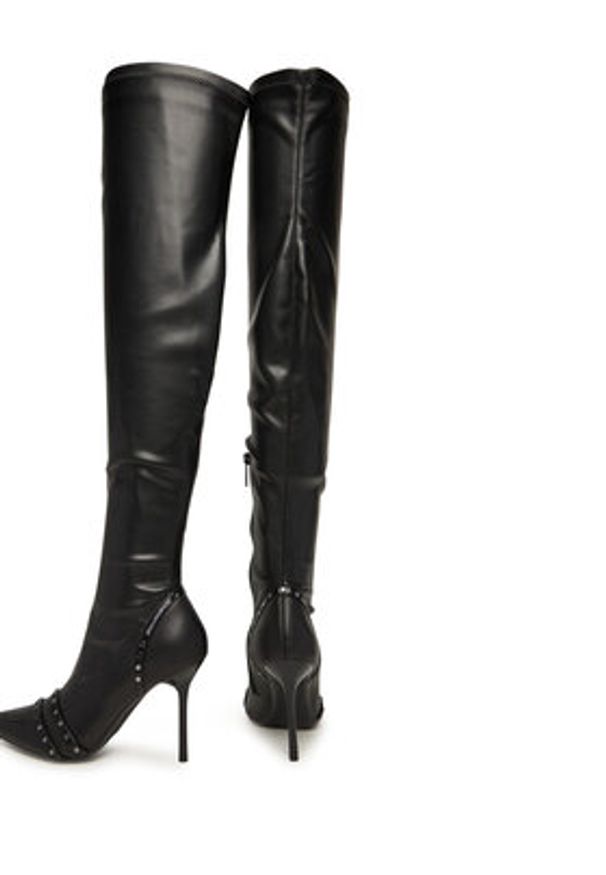 Karl Lagerfeld - KARL LAGERFELD Kozaki KL30987 Czarny. Kolor: czarny. Materiał: skóra