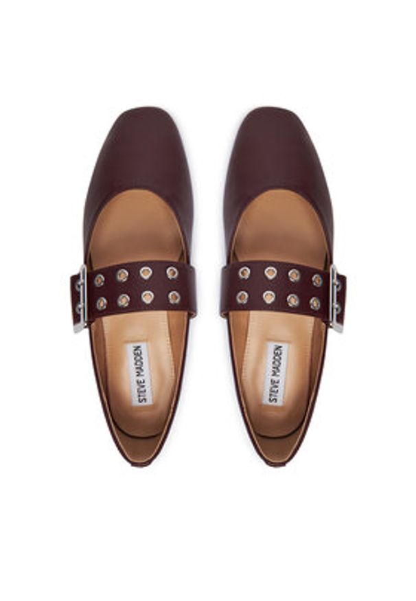 Steve Madden Baleriny Atlantica SM11004770 Czerwony. Kolor: czerwony. Materiał: zamsz, skóra