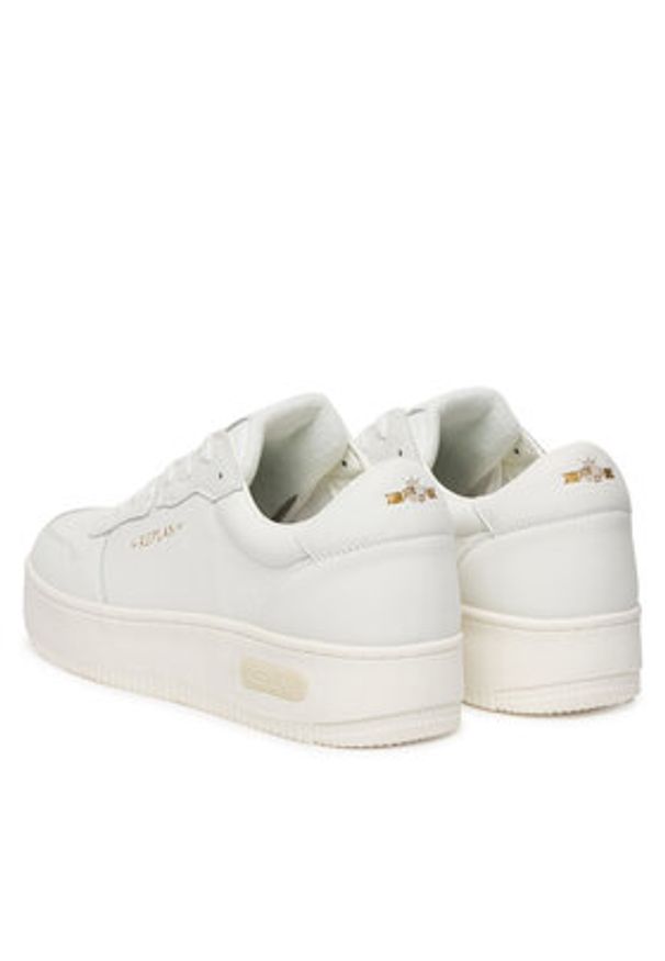 Replay - REPLAY Sneakersy GMZ7P.000.C0001L Biały. Kolor: biały. Materiał: skóra